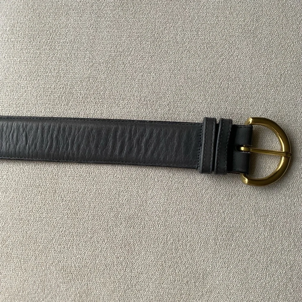 Vintage 90's Coach 8500 Women's Belt - Medium - Navy - Picture 2 of 6